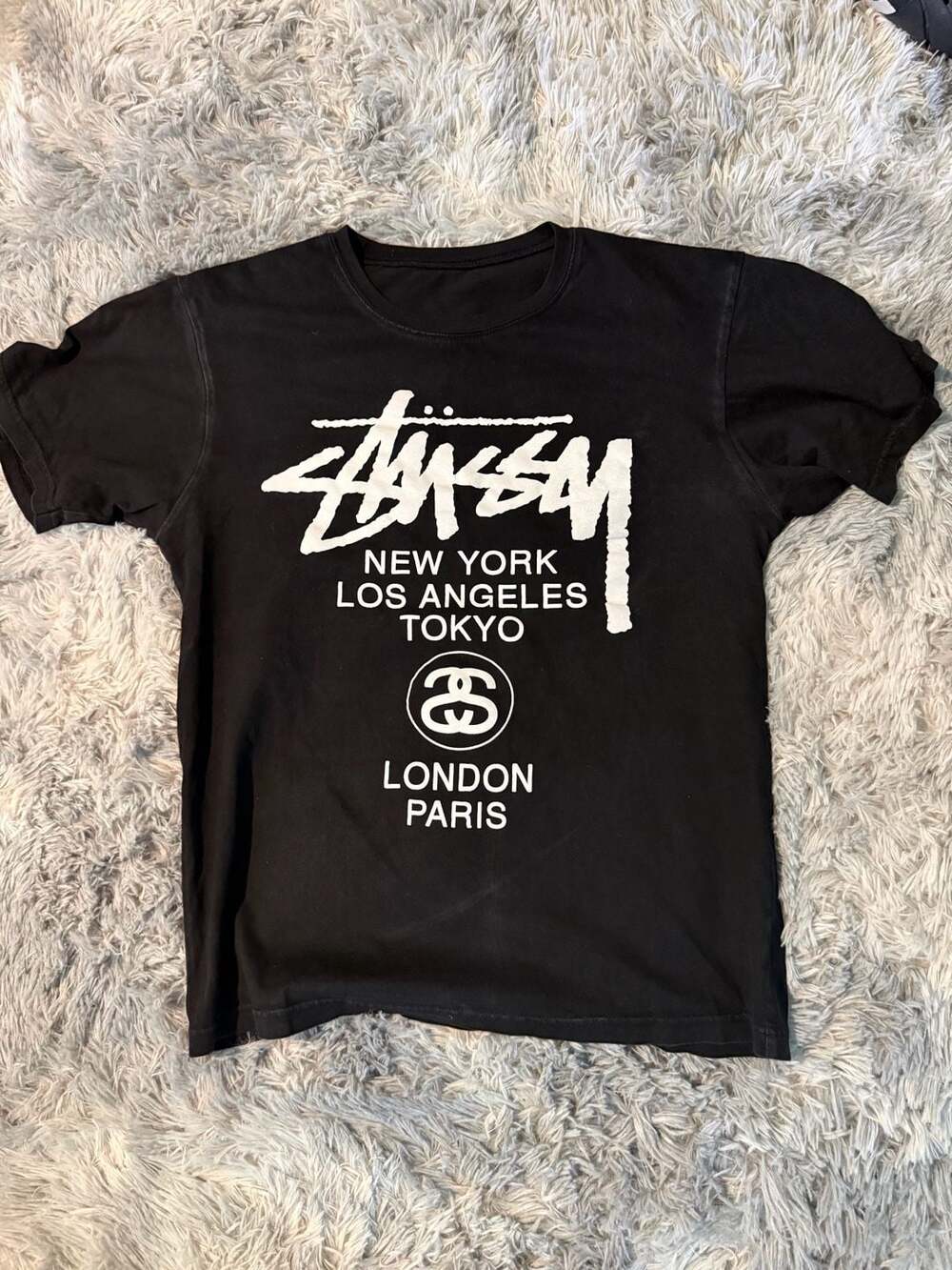 Stussy World Tour Tee Black